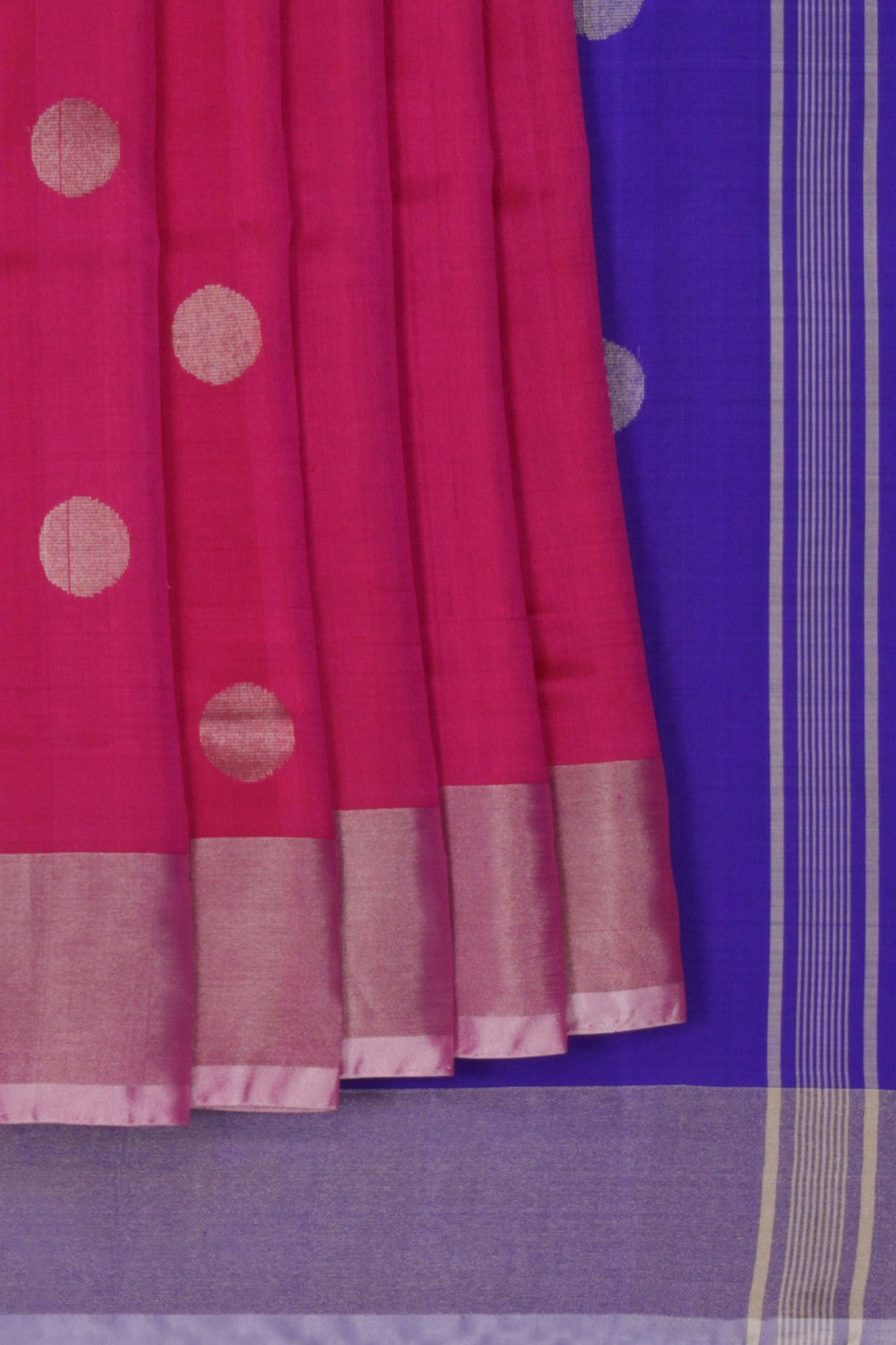 Image of Uppada Silk Pink Saree